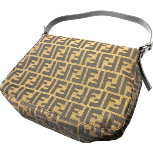 Fendi Mamma Bucket 8BR001 Zucca pattern canvas brown shoulder bag 0721FENDI - Picture 3 of 8